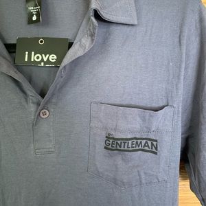 Peace Love World men’s small polo shirt